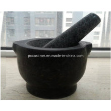 Granit Mörser und Pestles Größe 15X10cm